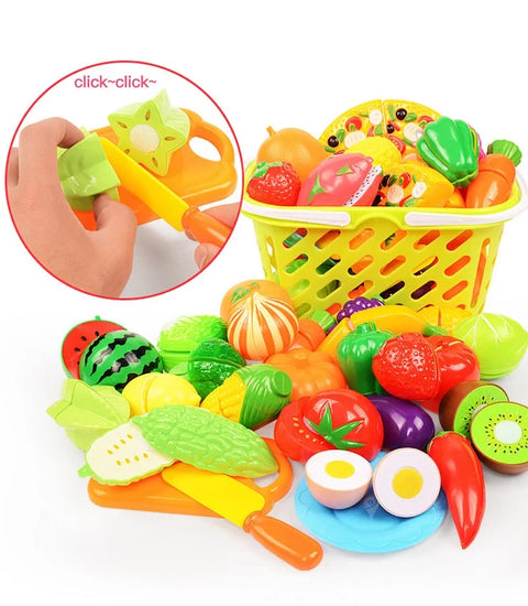 Educational Pretend Play Cutting Food Set