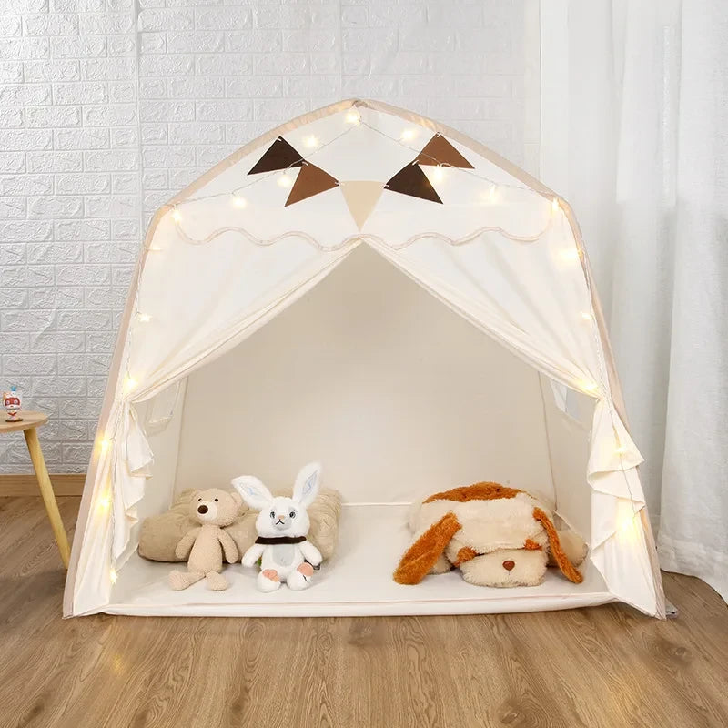 Cream Childrens Play Castle