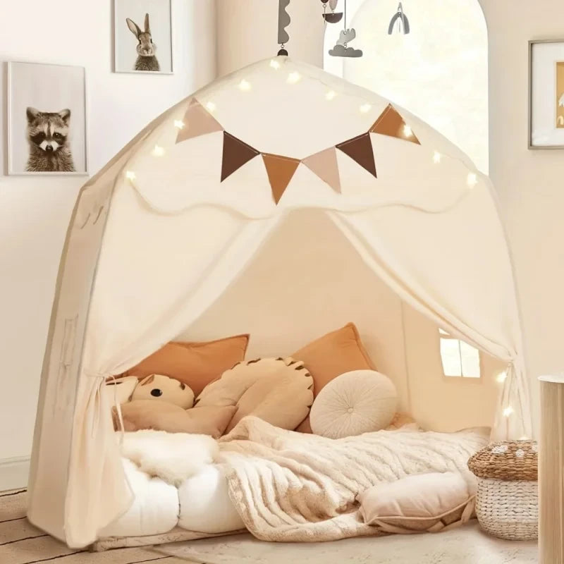 Cream Childrens Play Castle