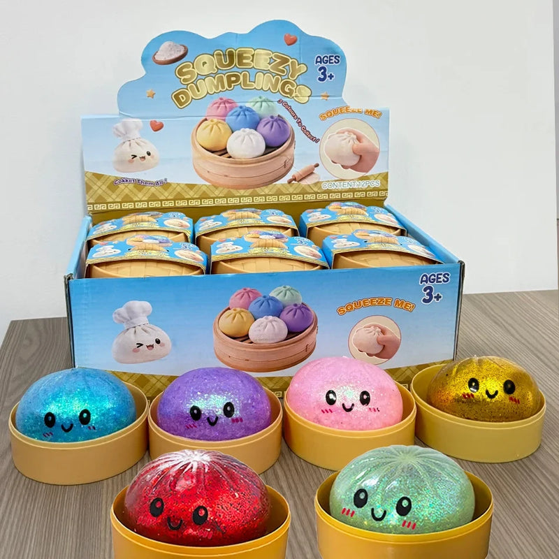 Colorful Dumpling Fidget Squishy
