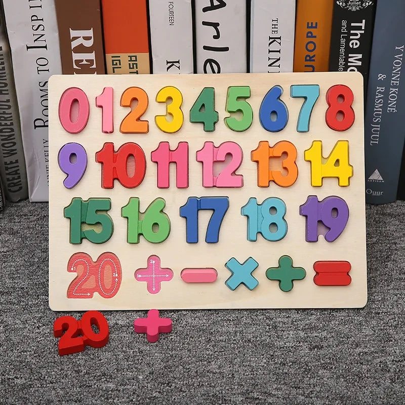 Montessori Wooden Building Blocks