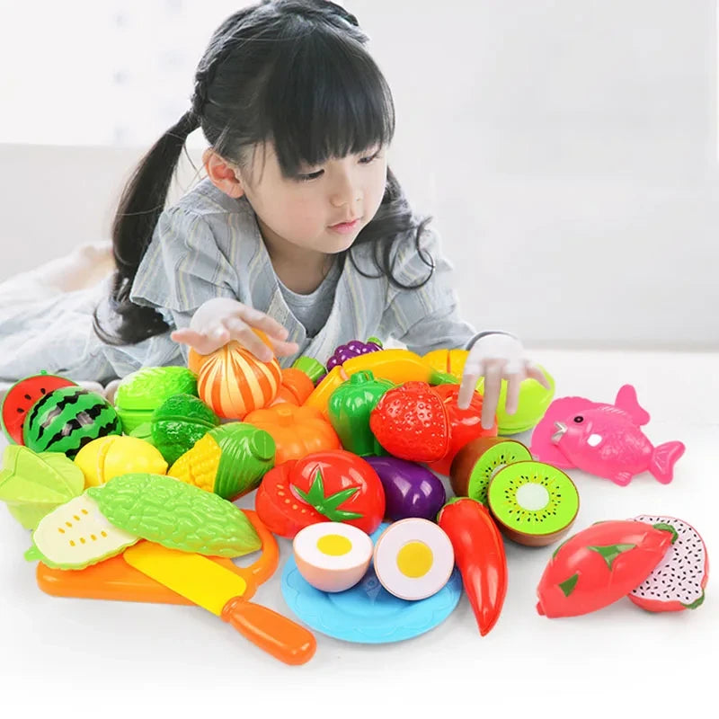 Educational Pretend Play Cutting Food Set