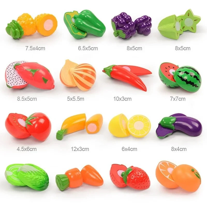 Educational Pretend Play Cutting Food Set