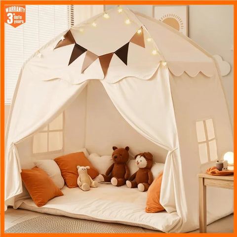 Cream Childrens Play Castle