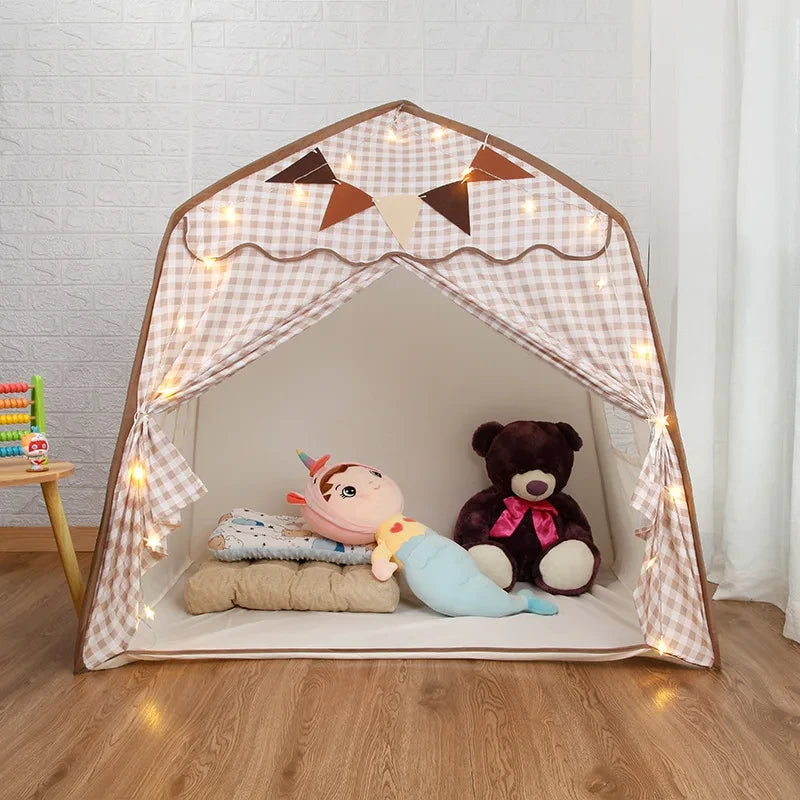 Cream Childrens Play Castle
