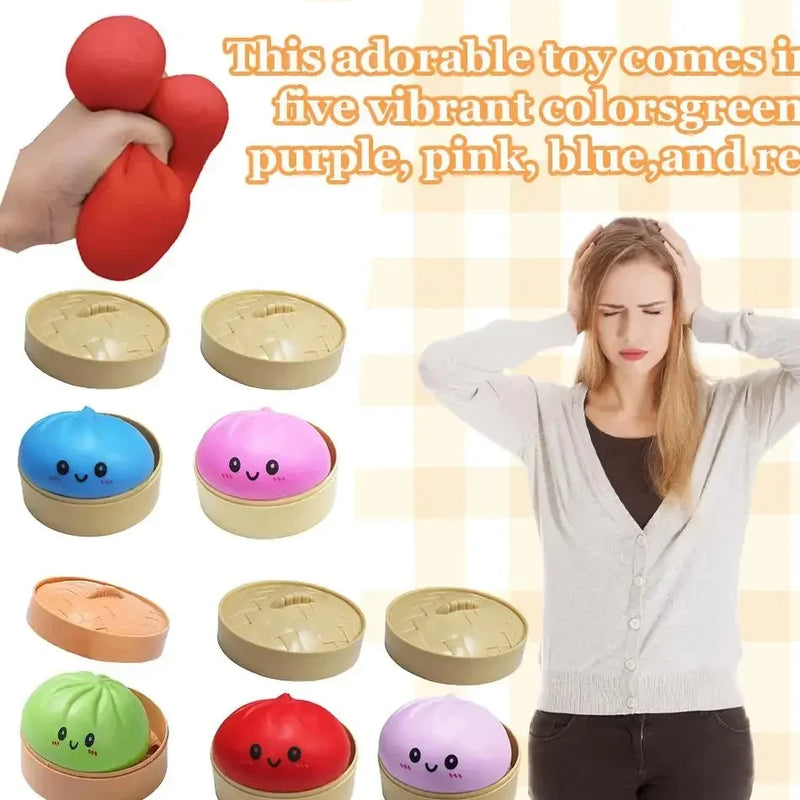 Colorful Dumpling Fidget Squishy