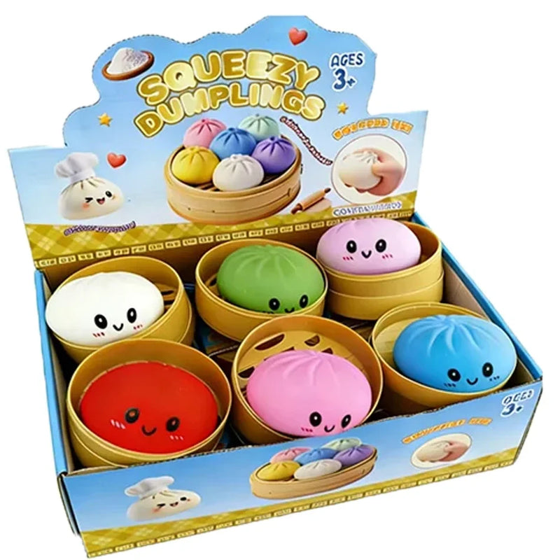 Colorful Dumpling Fidget Squishy