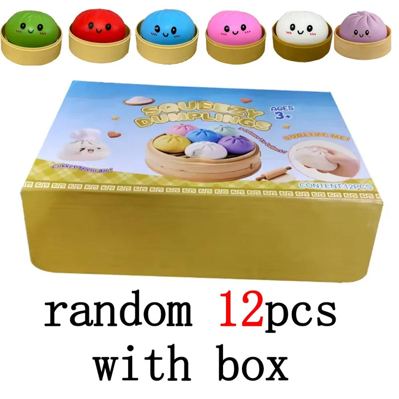 Colorful Dumpling Fidget Squishy