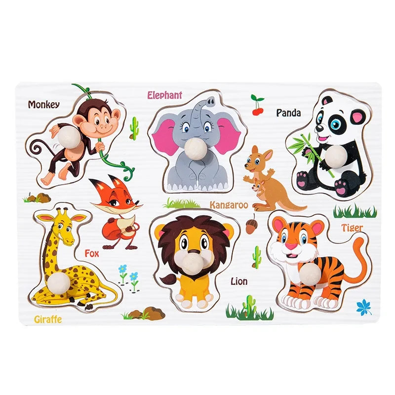 Montessori Wooden Building Blocks