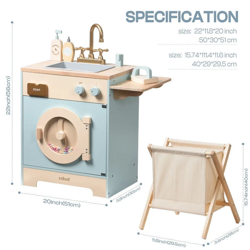 Wooden Kitchen Playset
