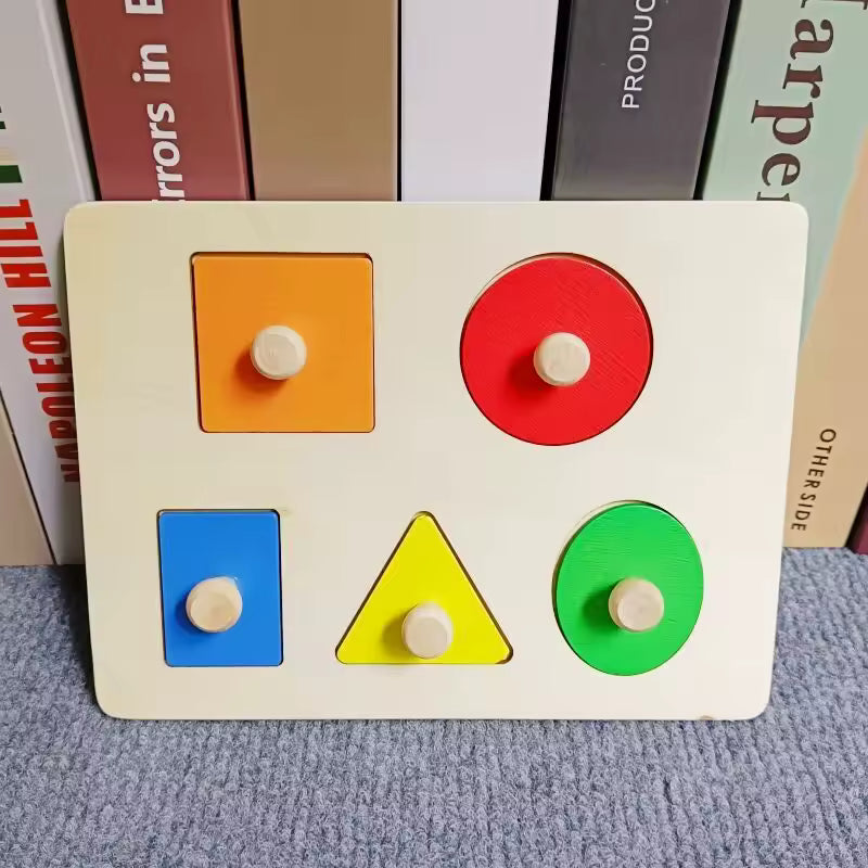 Montessori Wooden Building Blocks