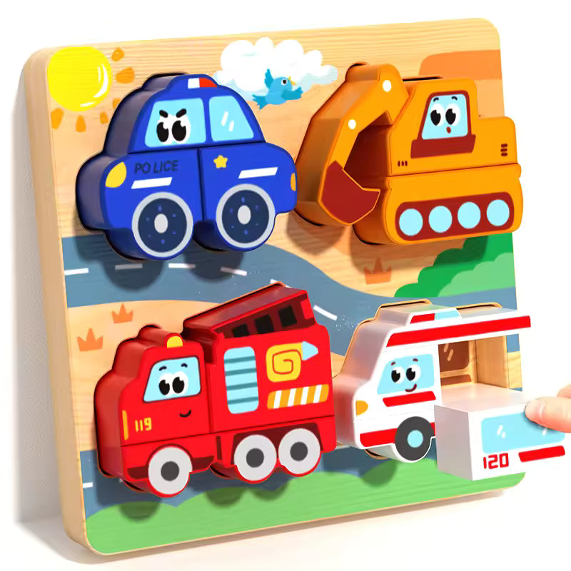Montessori Wooden Building Blocks